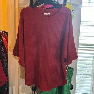 Orange Oversized Top